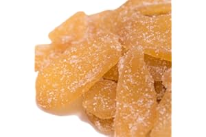 Gerbs Crystalized Dried Ginger 2 lbs. | Unsulfured, No Artificial Additives, Resealable Bulk Bag | Bold & Spicy Flavor | Top 14 Allergen-Free