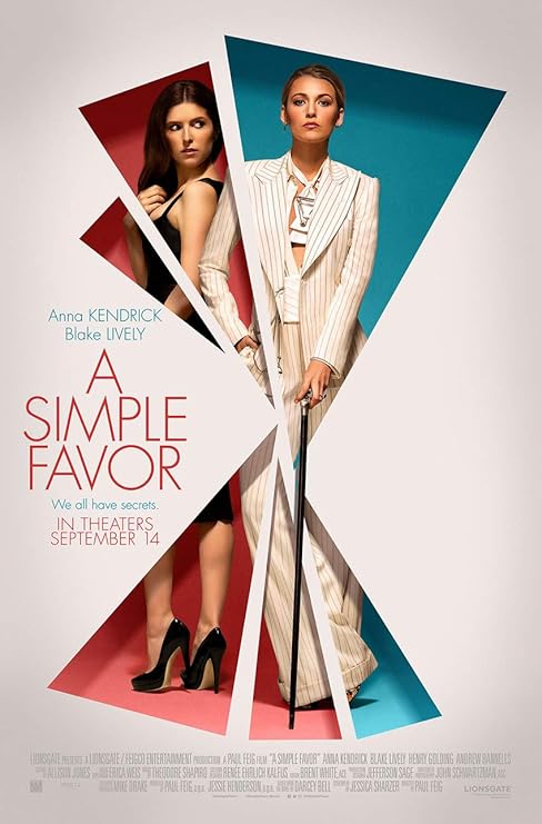 Amazon Com A Simple Favor Movie Poster 2 Sided Original Final