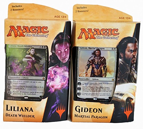 Amonkhet - Planeswalker Deck englisch - MtG Magic the Gathering, Deck:Deck Set (je 1x Liliana + Gideon)