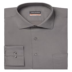 Van Heusen Men's Size Fit Dress Shirt Stain Shield