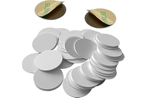 itapring Anti-Metal Tag Stickers Blank T5577 Rewritable 125Khz RFID Small Coin Round Card for Access Control Systems-10pcs