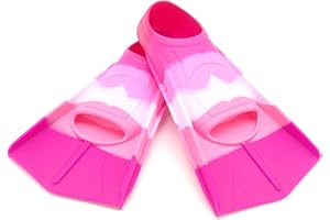 Gugmoy Limited Edition Swimming Training Fins,Comfortable Silicone Swim Fin for Swimming and Diving,Size Suitable Beginners Kids Girls Boys Adults