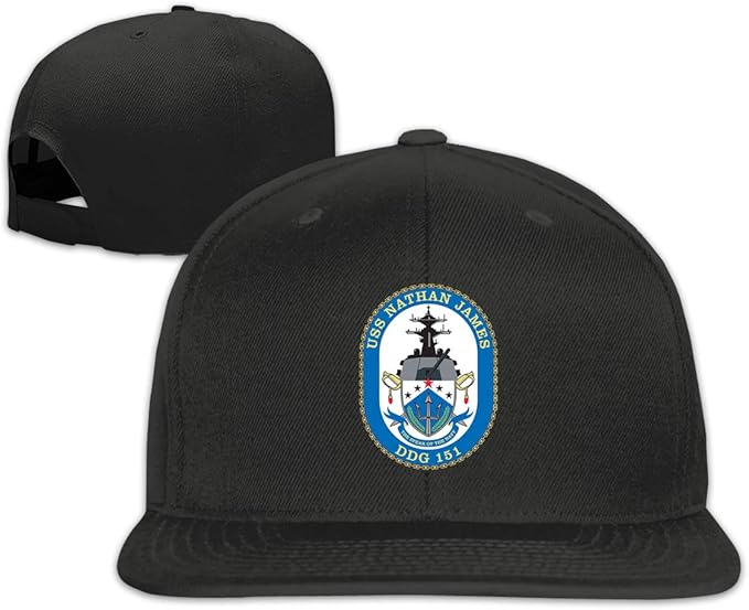 USS Nathan James Baseball Caps for Men and Women Baseball Cap Black at