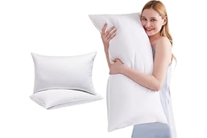 Mr.Ye Bed Pillows for Sleeping King Size 2 Pack Premium Luxury Hotel Quality Soft Pillows Down Alternative Filling for Back, Stomach or Side Sleepers, White
