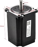Nema 23 Stepper Motor 2.2Nm 4A 4-Lead 57x80mm 8mm Shaft 1.8 Deg CNC view 4