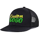 Custom Logo Embroidered Trucker Hats for Men Adjustable Snapback Mesh Cap Great for Outdoors Baseball Cap