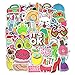 50Pcs Cute Vinyl Stickers Pack Waterproof for Laptop,Lovely Sticker Decals for Teen Girls,Computer,Skateboard, Luggage (Pink)
