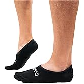 Peluva Everyday Toe Socks - Ultra Move Breathable Five Finger No Show Socks for Men & Women