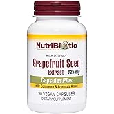 NutriBiotic Grapefruit Seed Extract CapsulesPlus, 125 mg of GSE, 90 Count