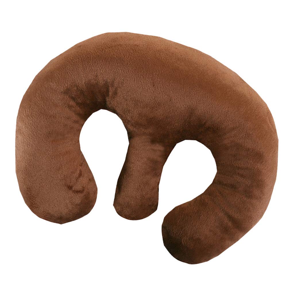 Beauty Salon Breast Pillow Feminine Bolster Breast Pillow for Massage Table, Massage Face Cradle Rest Pillow for SPA Salon, Soft Cotton Fabric - Dark Coffee : Beauty