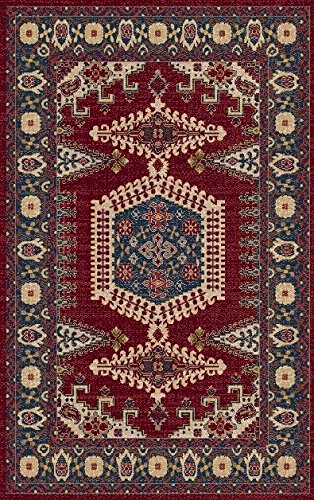 Amazon De Kasmir Teppich Teppichlaufer Massnahme 70 X 200 Cm Rot