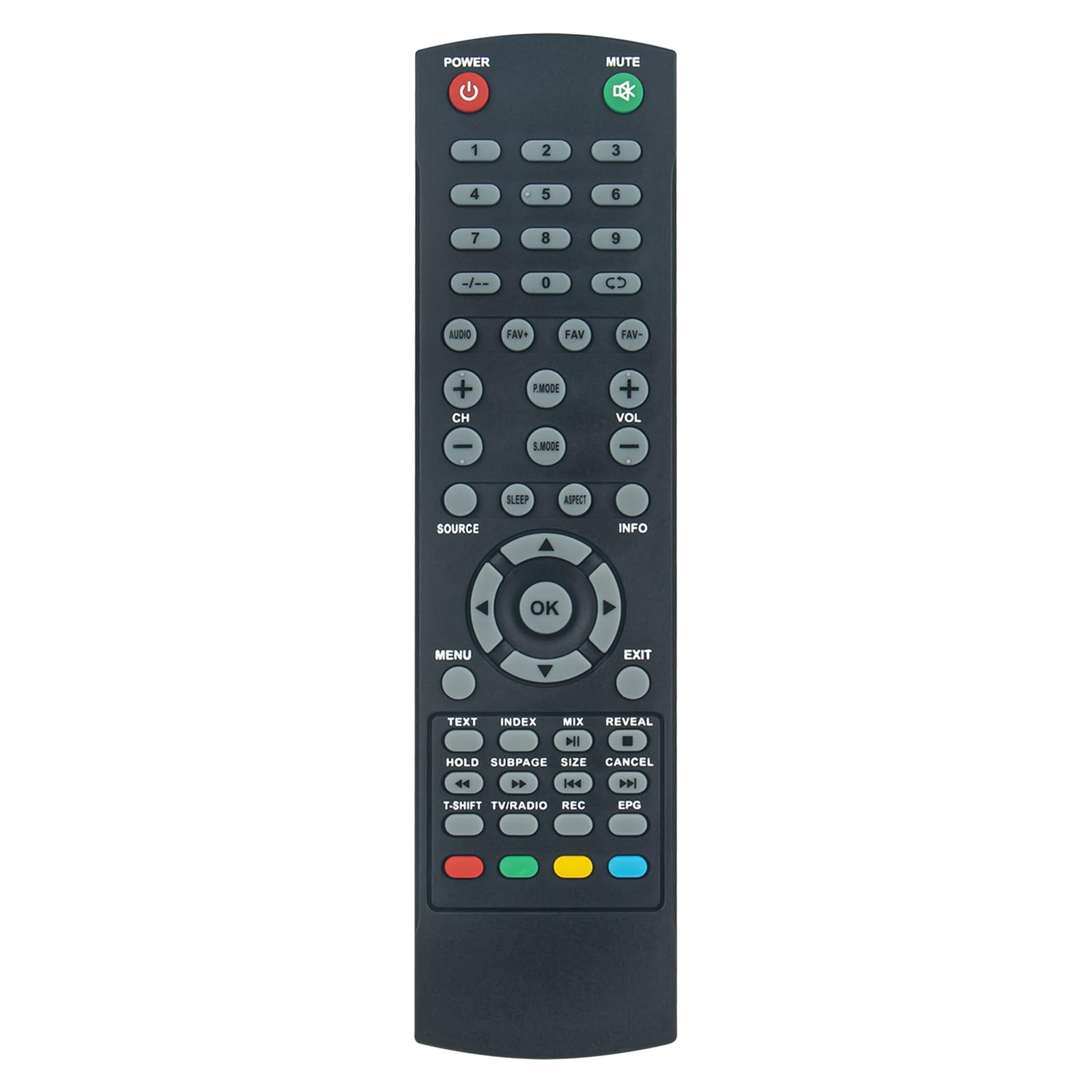 VINABTY New Replacement Remote Control fit for ZENYTH LCD/LED LCD TV LED32HD ZE24FHD ZY40FHDS ZY32HDS Remote Controller