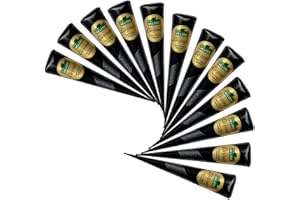 HIREDIT 100% Natural Ready to Use Henna Paste Hair Color (Chestnut Brown, Pack of 12)