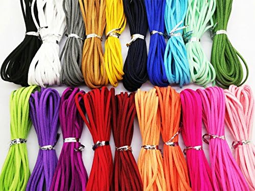 Amazon カラフル スエード 革紐 ネックレス 紐 100ヤード2 0mmの厚さスエードレザー スエードレザーストリングレザー 5 Color02 ネックレス 通販
