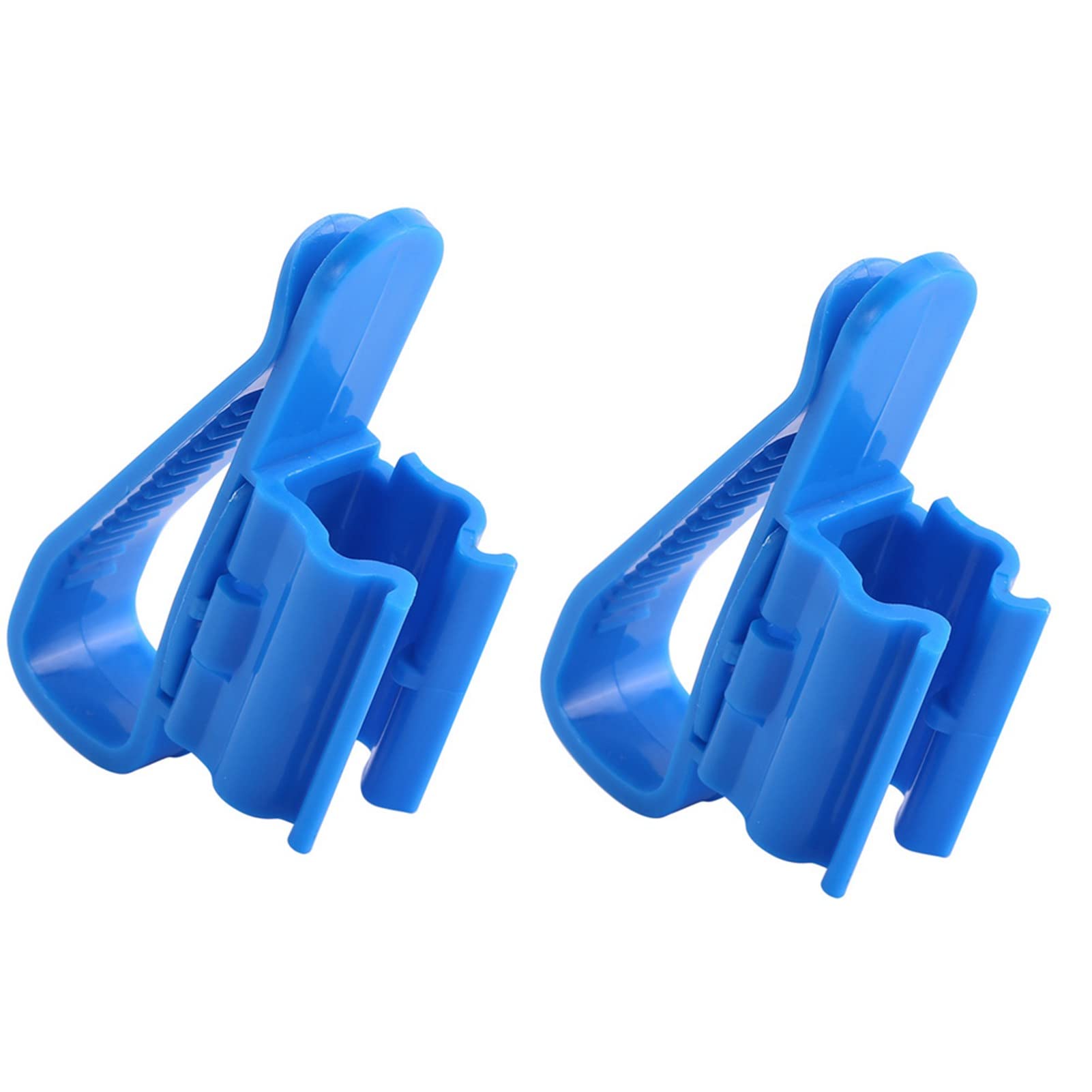 2pcs Pipe Fix Clip Plastic Water Pipe Tube Clamp Adjustable Hose Holder Multifunction Mounting Clip for Water Tank Water Bucket
