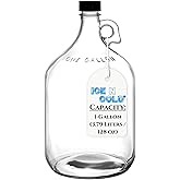 C-Store Packaging - 1 Gallon (128 oz) Clear Glass Jug With 38mm Cap | FAST SAME DAY SHIPPING