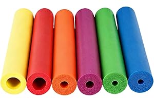 Generic 6Pcs Foam Grip Tubing Adaptive Comfort 6 Colors Easy to Cut Grip Aid 8 inch Long for Utensils Tools Spoon Pens for El