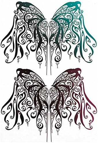 Yeeech Temporary Tattoos Sticker Large Butterfly Sexy Products for Women Waterproof
