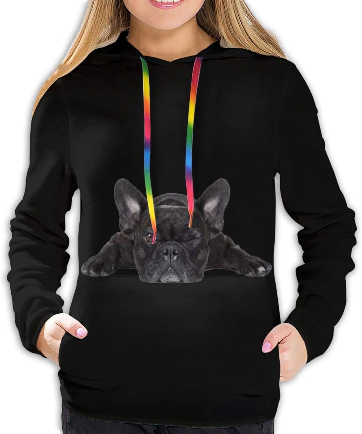 Poii Qon French Bulldog Women'S Hoodie Women'S Pullover