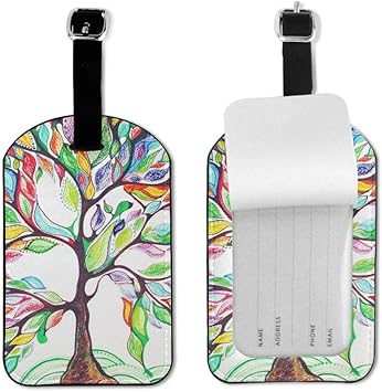 pu luggage tag