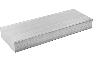 HOSIFIY 6061 Aluminum Flat Bar, 1" Thickness X 3" Width X 8" Length Aluminum Flat Plate, Solid Aluminum Bar for Crafting, Industrial Building