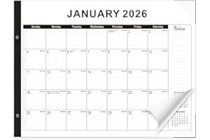 2026 Desk Calendar Large 22x17 – Desk Top Calendar 2026 with plastic cover