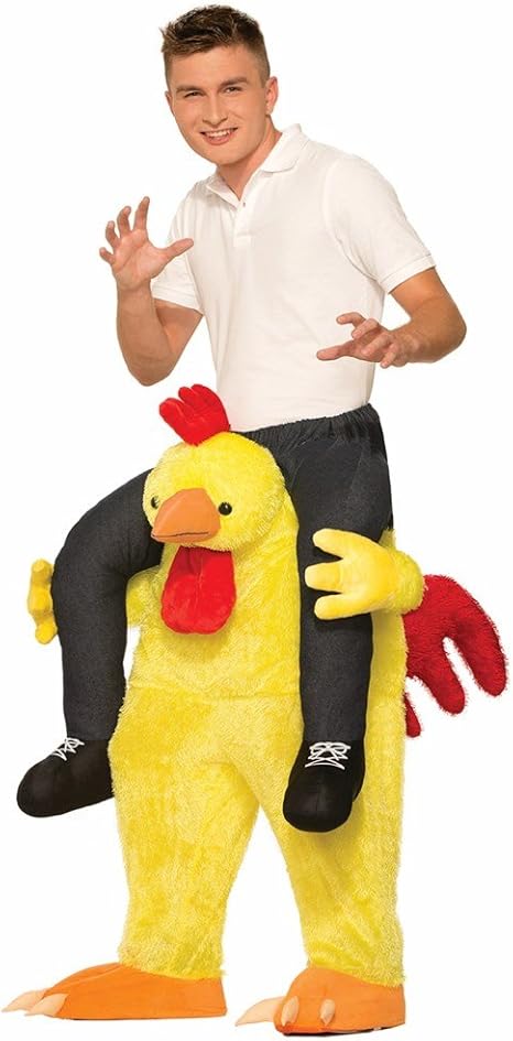 Amazon 鳥 コスチューム おもしろい コスプレ にわとりに乗った大人 動物 イリュージョン 並行輸入品 コスプレ 仮装 通販