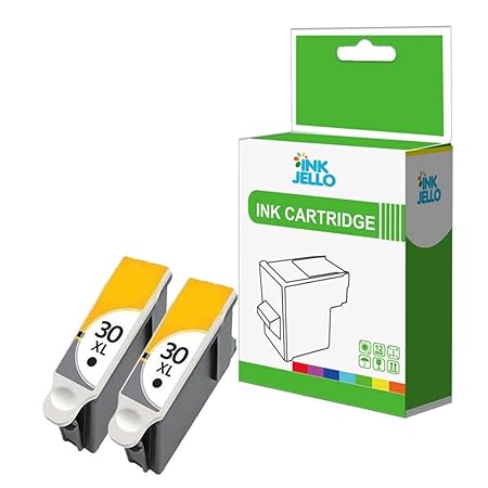 inkjello Kompatible Ersatz-Tintenpatrone für Kodak ESP 1.2 3.2 3.2S C110 C310 C315 ESP Office 2150 2170 HERO 3.1 5.1, double-