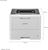 Brother HL-L6210DW Mono Laser Printer 50PPM Wireless USB UK Plug view 3