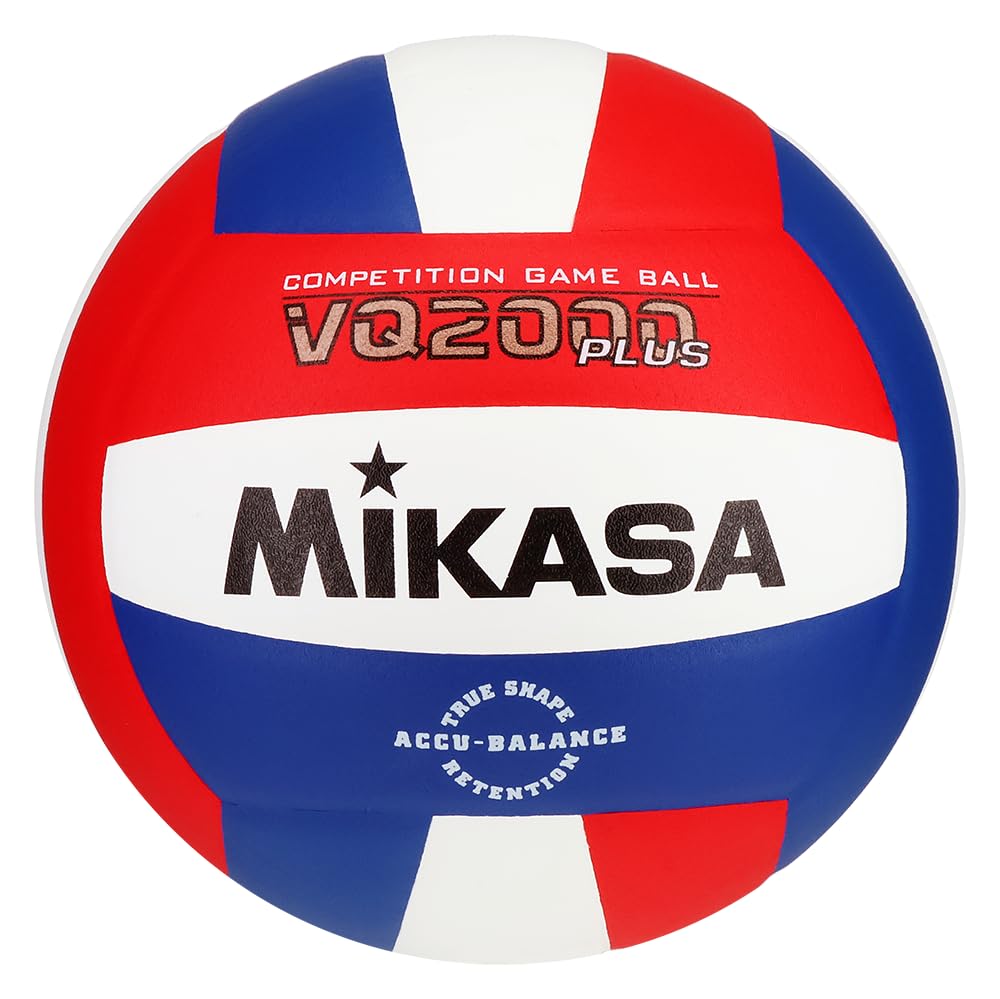 MIKASA VQ2000 Micro Cell Volleyball (Red/White/Blue)