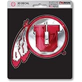 FANMATS 62841 Utah Utes 3D Decal Sticker
