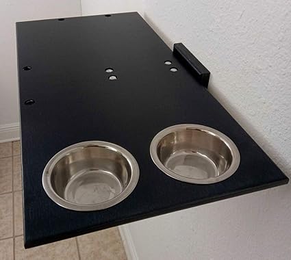 Amazon Com A Cats Domain Wall Mounted Cat Feeding Shelf Elevated