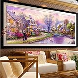 Adarl 5D DIY Diamond Painting Rhinestone Pictures of Crystals Embroidery Kits Arts, Crafts & Sewing Cross Stitch Christmas Hut