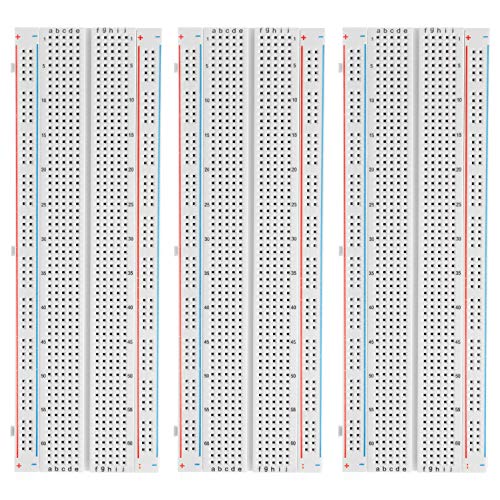 DEYUE 3 Set of Solderless Prototype Breadboard 830 tie Points Breadboard