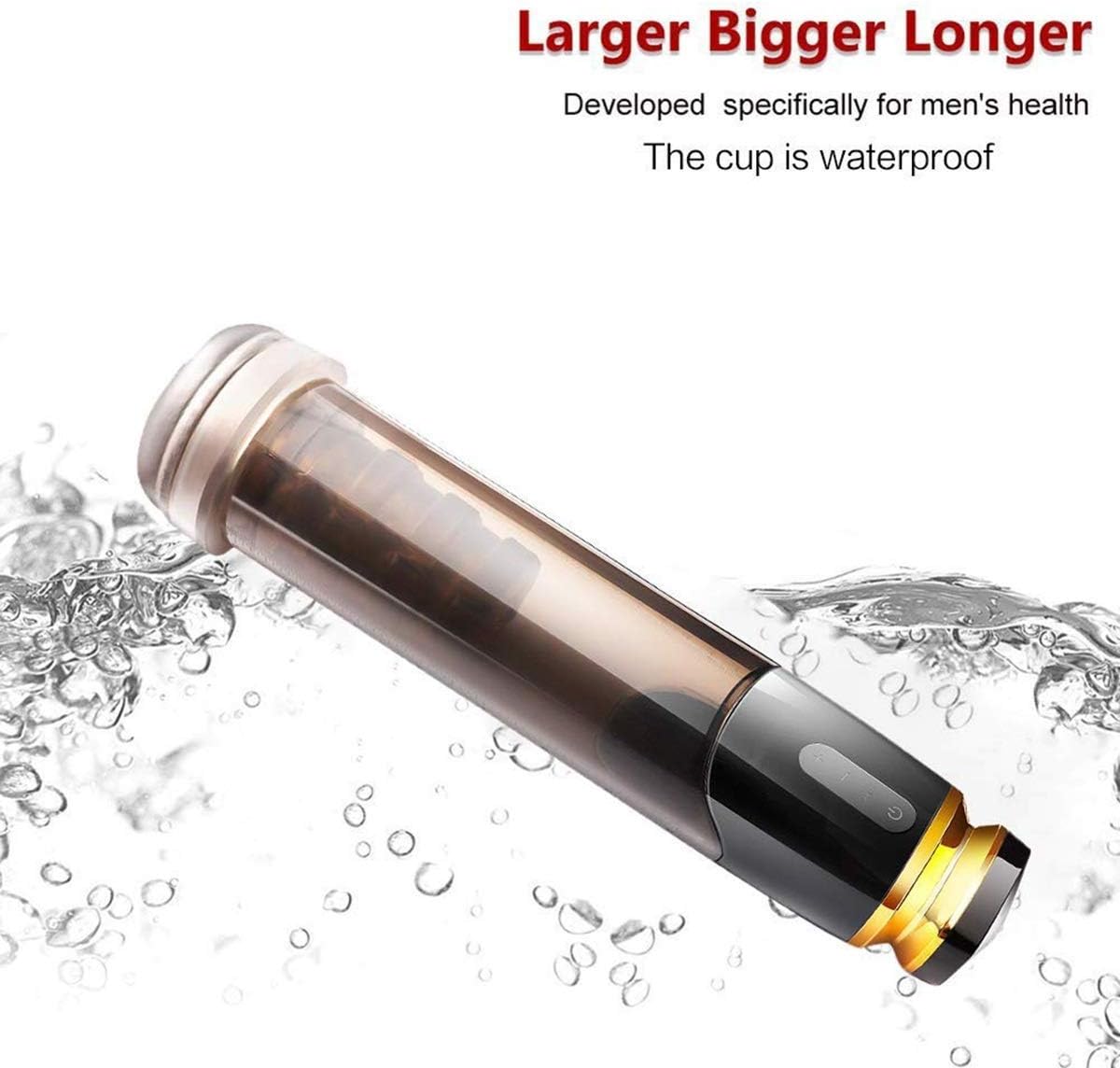 LSHMM Enhancer Electric Men's High Vacuum Pump Air Pressure Setting Device Vacuum Pressure Large Massage Cups Male Vacuum Pump Air Enlarger Extender Prolong LSHMM