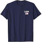 American Flag Cool Patriotic Men Women 4th of July USA T-Shirt