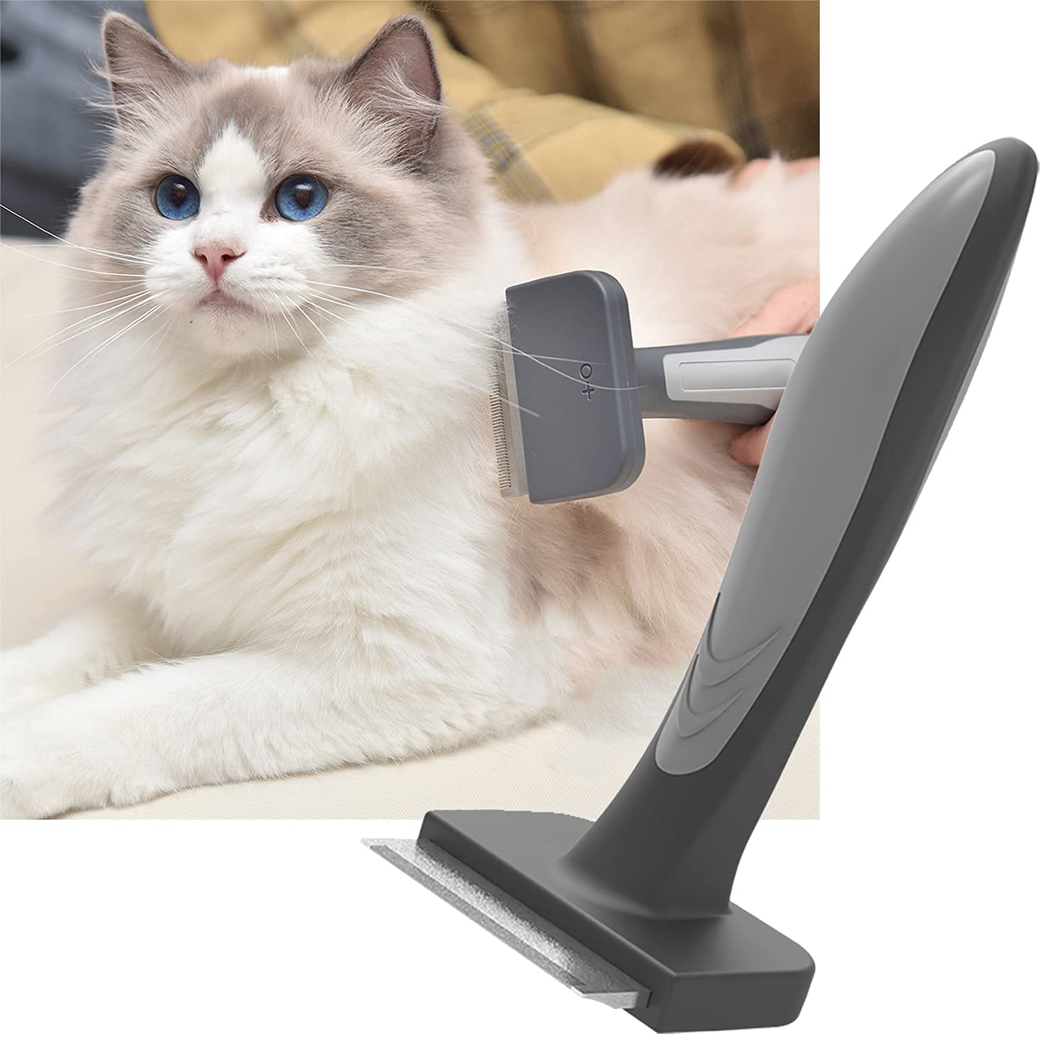 BPS® Professional Dog Cat Pet Brush Comb 17 x 7.5 cm BPS-7017 (Random Colour)