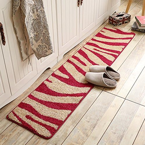 Carpet,non-slip mat,water-absorbing and oil-proof household long strip bedding-E 40x60cm(16x24inch)