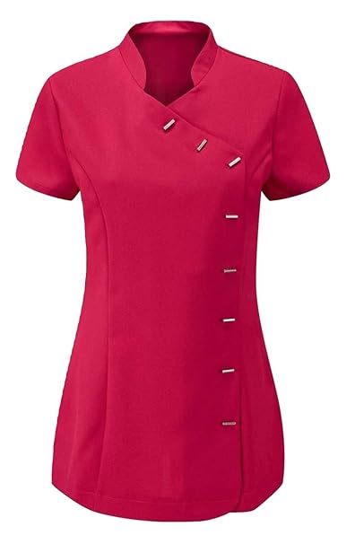 Momo&Ayat Fashions Mesdames Beauté Coiffure SPA Thérapeute Massagesalon Uniforme Overall Tunika EUR Größe 36-54