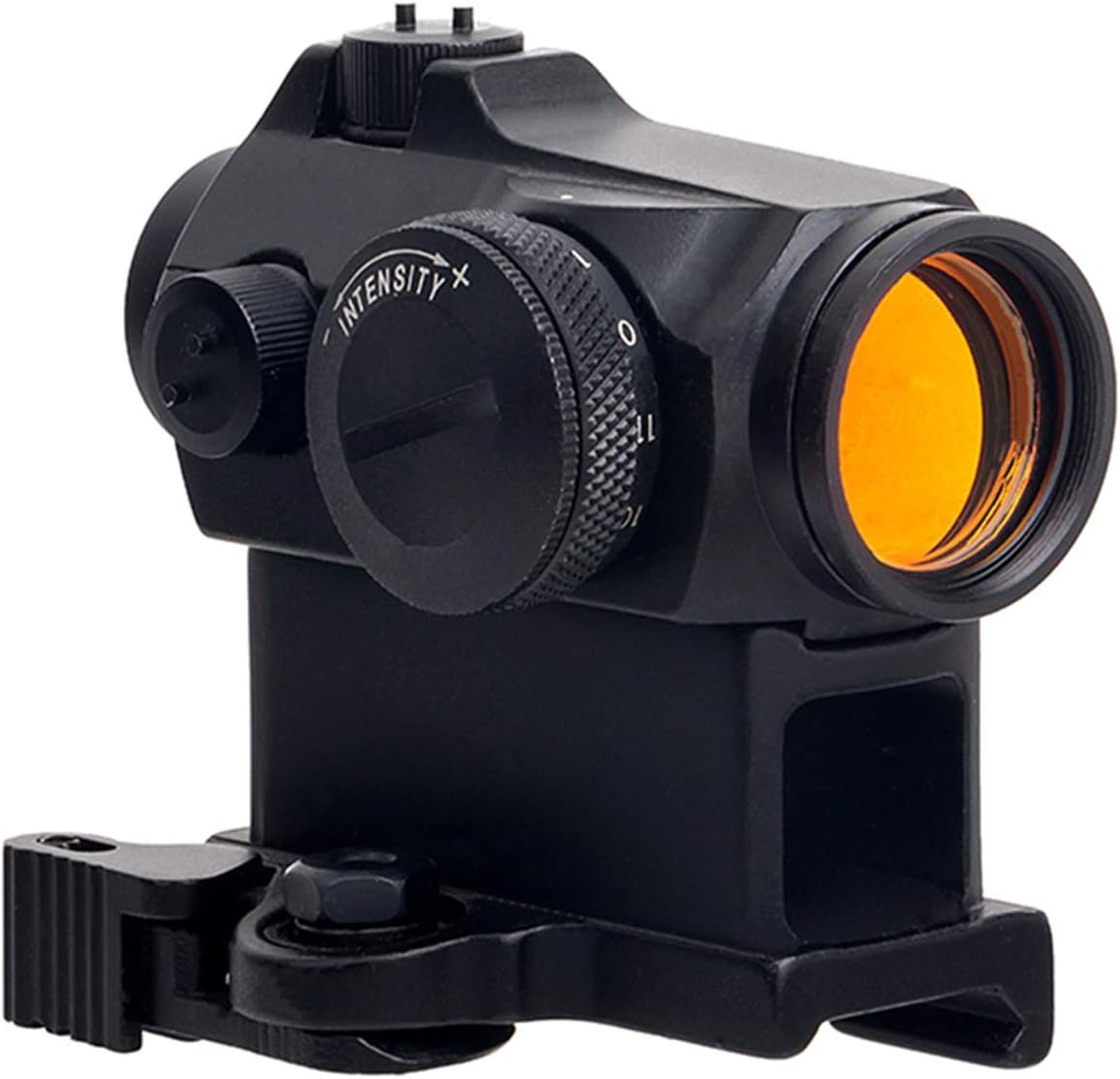 ToopMount Optical Scope Illuminated Red Dot Sight Telescope 1X24 mm Waterproof Aluminum Anti-Reflex Optical Coating Adjustable Scopes for Outdoor Sporting Games
