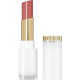 REVLON Super Lustrous Glass Shine Balm, 004 Nude Illuminator, 0.11 oz | Sheer glossy tinted lip balm with hyaluronic acid, aloe &amp; rose quartz. Hydrating shine in one swipe.