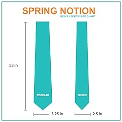 Spring Notion Men's Solid Color Satin Microfiber