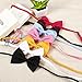 Muhan 50PCS Mix Colors Adjustable Pet Bow Neckties Dog Tie Bowknot for Party Soft Collar Grooming