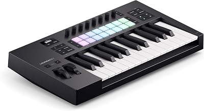 Novation Launchkey 25 MK4 Compact 25 Key USB MIDI Controller with DAW