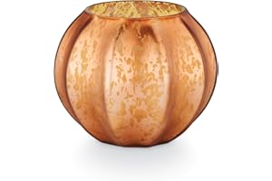 ILLUME Gilded Leaves Collection, Rustic Pumpkin, Mercury Pumpkin Candle