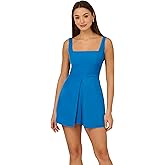 Adrianna Papell womens Crepe Overlay Romper