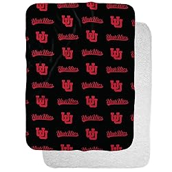 University of Utah Logo Pattern Sherpa