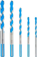 toolant Concrete Masonry Drill Bit Set 5pc 4-10mm Carbide Tip Hammer Drill