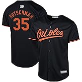 Outerstuff Adley Rutschman Baltimore Orioles MLB Kids Youth 8-20 Black Alternate Player Jersey