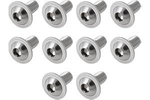 Micro Traders 10pcs M6x12mm Motorcycle Rear Mudguard Bolts 163195510 Compatible with Beta EVO 2011+